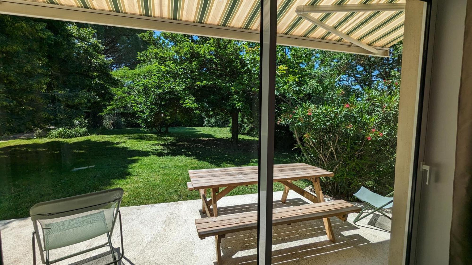 Rez-De-Jardin Independant Dans Ferme Maraichere Bio Avec Grand Jardin Privatif Clos Et Arbore Crest Buitenkant foto